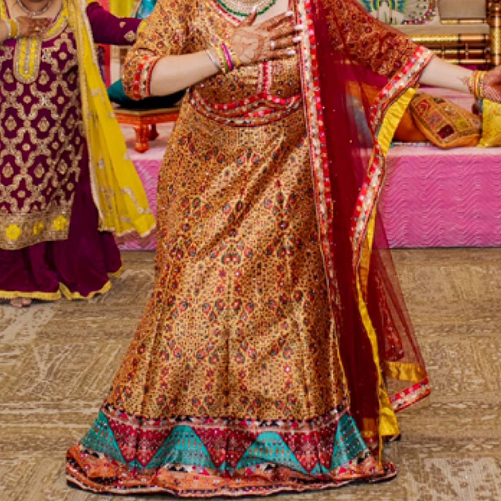 Multicolored Lengha - image 5